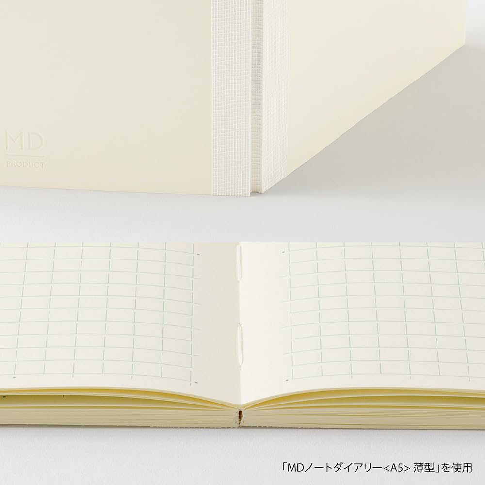 Midori MD PRODUCT MD Notebook 2027 A4 Modified Slim 22490006 December Diary, Edition, Size, Monthly, Design, (Starts 2026)