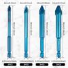 8Pcs Crooked Tip Eccentric Drill Bit Set Tilted Eccentric Drill 1/4inch 5/16inch 3/8inch 1/2inch Alloy Eccentric Drill Set