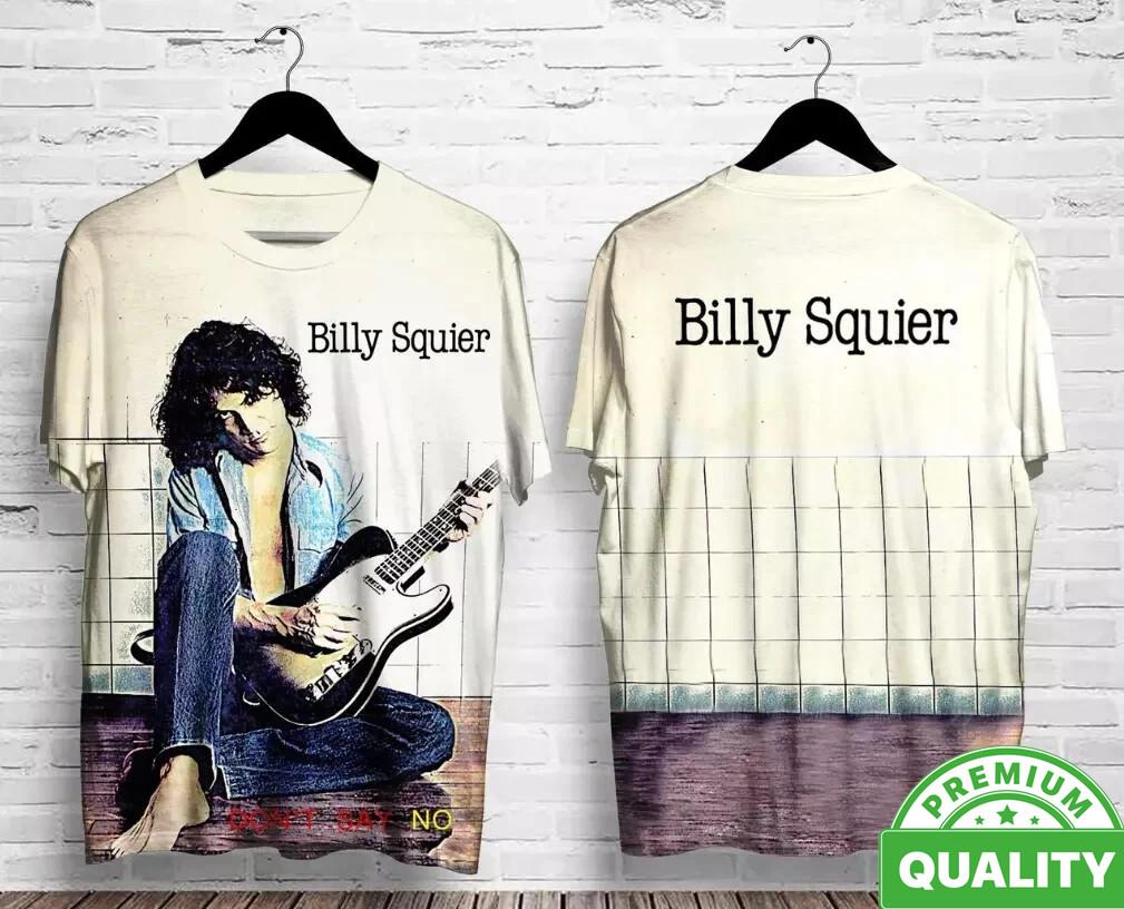 Billy Squier Dont Say No Album Cover 3D T Shirt C608 M