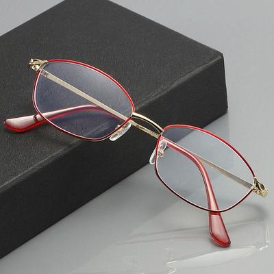 Metal Frame Reading Glasses Women Presbyopia Glasses Magnifying High Definition Prescription Glasses Eyewear +1.0 To +4.0