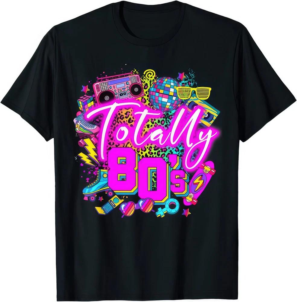 Totally 80s Taylor Girls Just Wanna Have Fun T Shirt Retro 1980s Graphic Tee S
