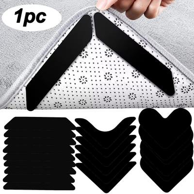 New Non-slip Carpet Stickers Reusable Grip Stoppers Rug Mat Grip Washable Anti Curling Floor Stoppers Home Decor