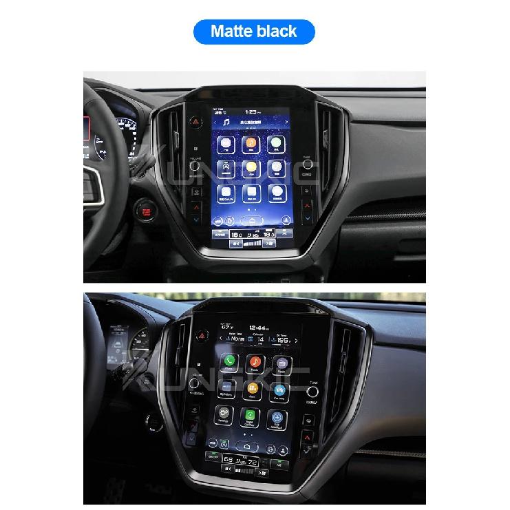 For Subaru Crosstrek 2024 Impreza 2024 WRX 2022 2023 2024 ABS Car Gear Shift Panel Sticker Glossy Matte Carbon Fiber Accessories