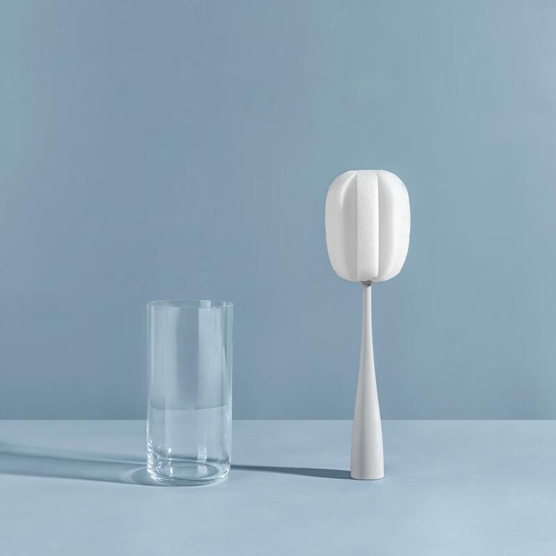 Shu Pian Standing Sponge Bottle & Cup Brush