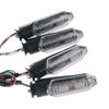 2Pcs Mini Amber Flashing Light Motorcycle Led Turn Signal Lights 8Mm Blinker Turn Signal Lamp 12V Moto Indicator Accessories
