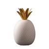 Europäischer Stil Ananasform Handwerksdekoration Simulationsfrucht Streifenstatue Kreativ Niedlich Kinderzimmer Heimdekoration Neu