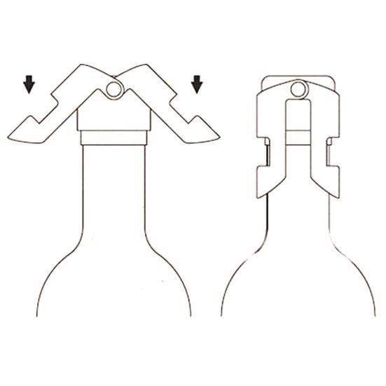 

Vacuum Sealed Sparkling Champagne Wine Bottle Saver Stopper Cap Sealer Tool