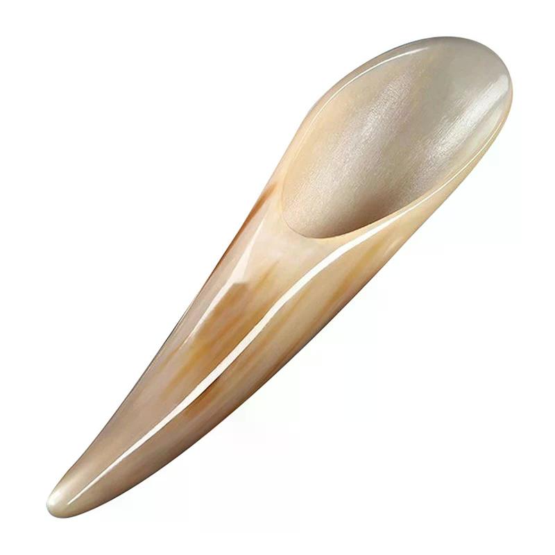 1PC Natural Buffalo Horn No Stress Guasha Massage Tool Acupuncture SPA Therapy Gua Sha Massager Scraping Board