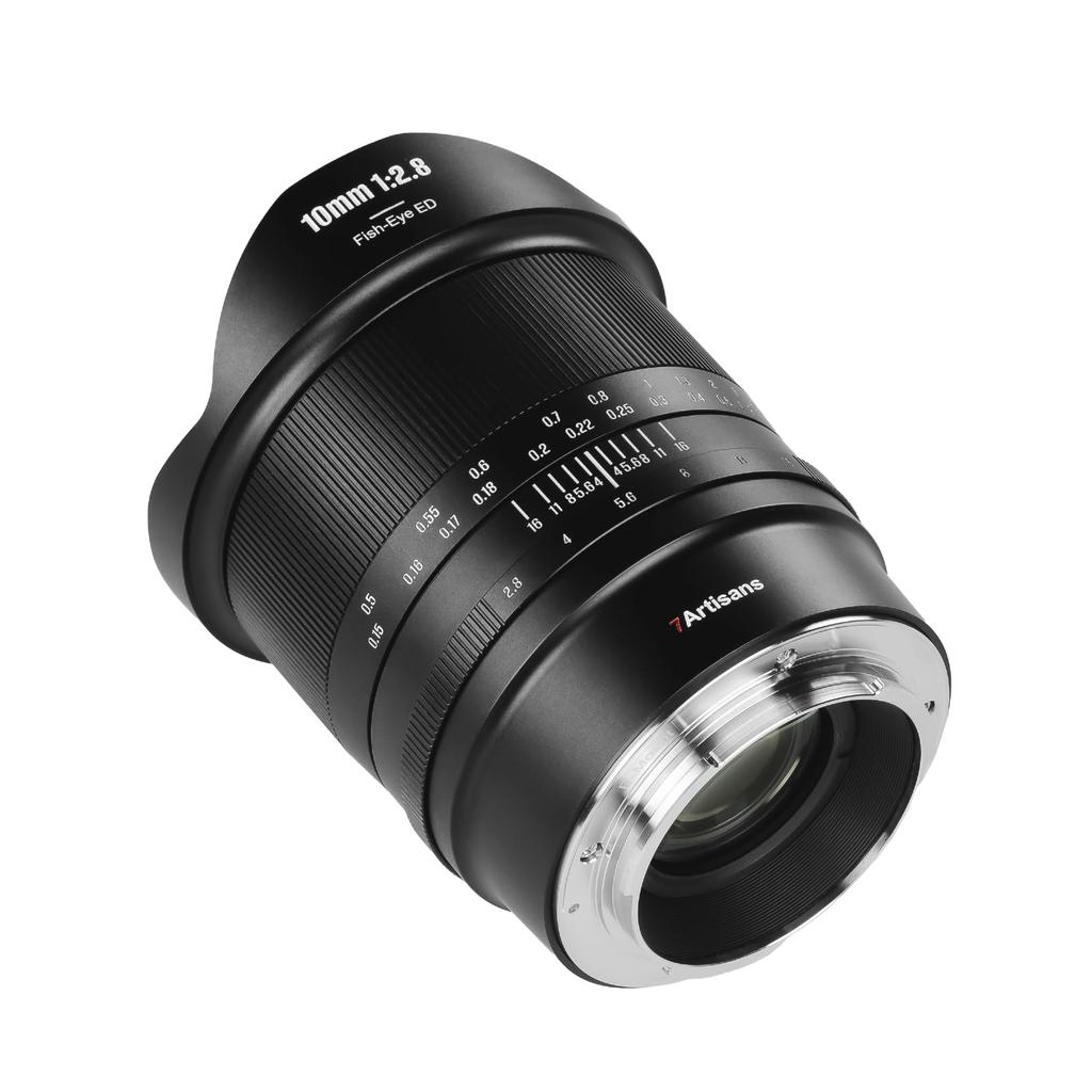 7artisans 10mm II Sony E Ultra Prime Manual Focus F2.8 E-Mount Lens, Compatible, Wide-Angle, Fisheye, Full-Frame, Lens, (2-Year Warranty)