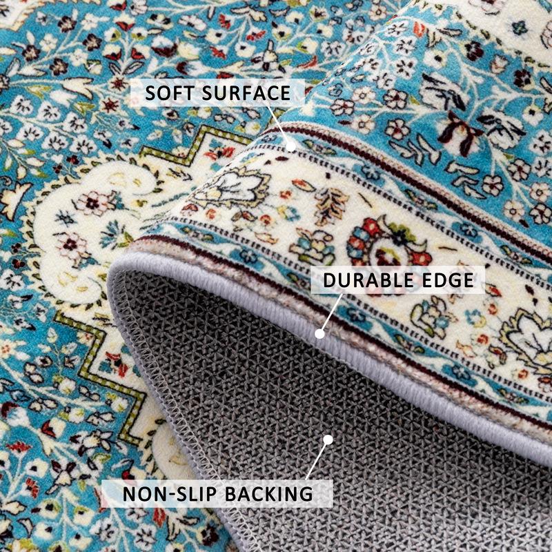 Koberec z TPR omyvatelný ve stylu boho – Skládací podložka do chodby a k arkýřovému oknu.