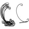 10pcs Iron Stand Decoration Hanging Bauble Holder Gadget Craft Display Stand For Fireplace Cabinet Holiday Party Decor Supplies