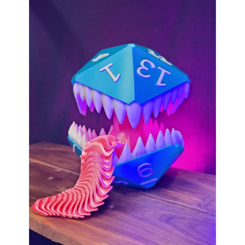 

3D-Printed Dice Tower Fold-Down Dice Roller Felt-Lined Tray Tabletop RPG Game Accessory Geek Home Deco Drop-Ship Ready