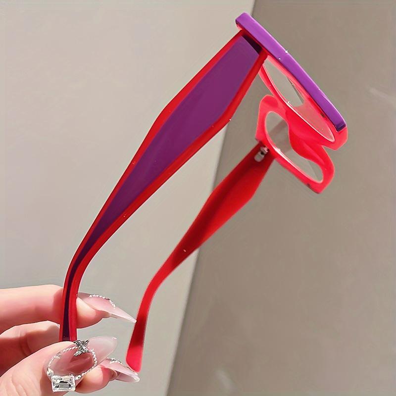 Elegant WOMEN'S fashion cat eye reading glasses-stylish purple, anti-blue light, full rim, square frame