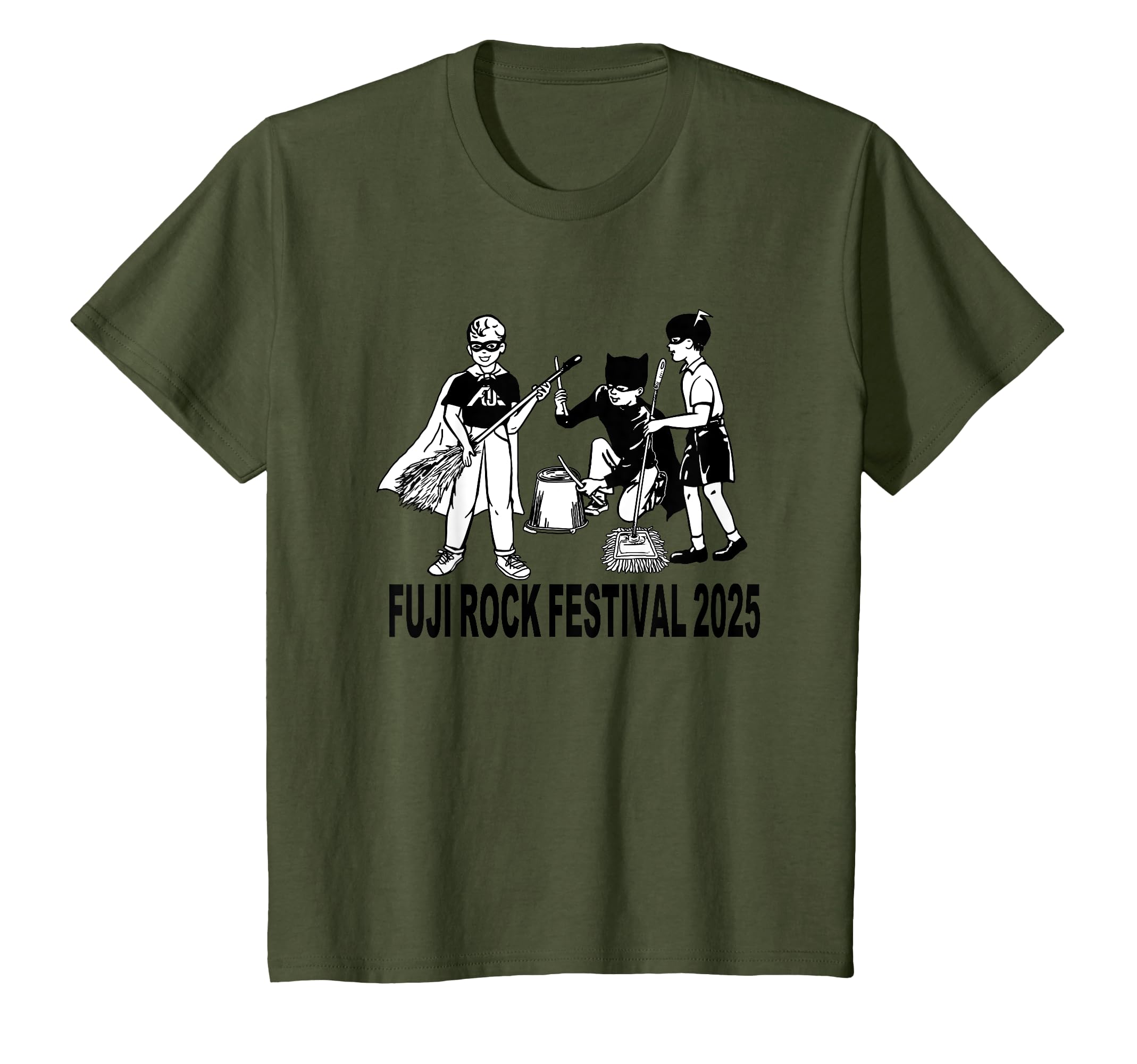 

Детская футболка FUJI ROCK 25 PLAY Amazon Limited Color Olive чёрный