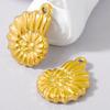 6pcs Stainless Steel Real Natural Shell Enamel Charms For Jewelry Making Bulk Ocean Animal Pendant DIY Breloque Acier Inoxydable