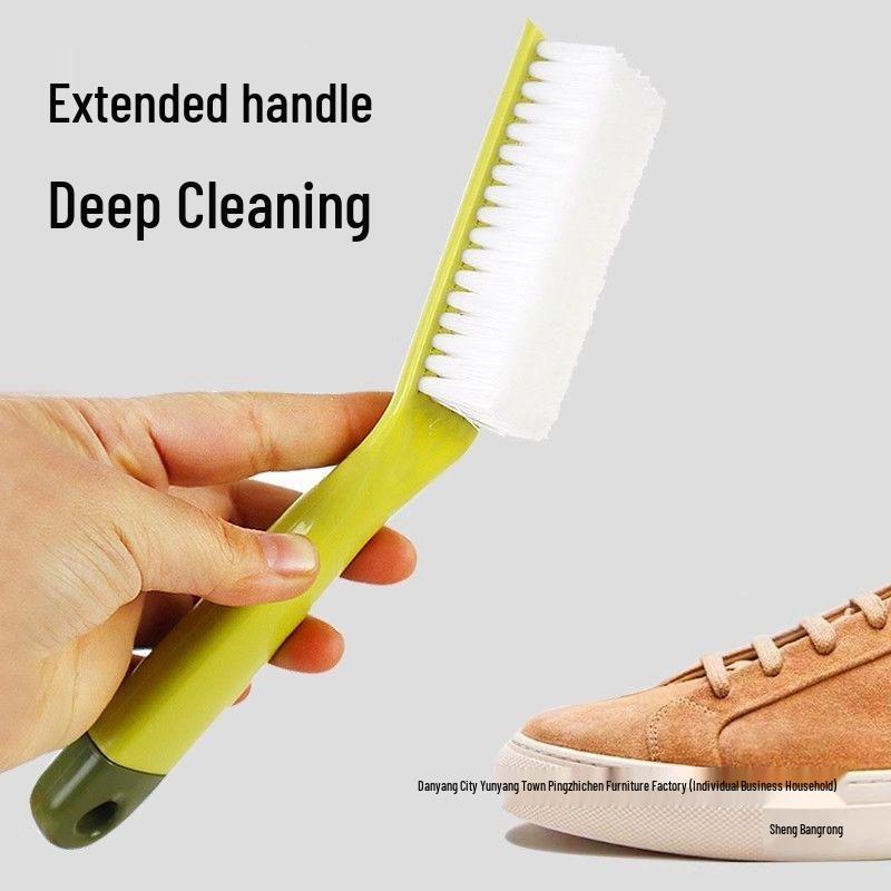 Household Soft Bristle Shoe and Laundry Brush for Shoes and Rain Boots