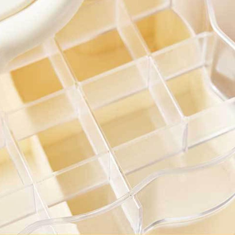 Rotating Multi Layer Jewelry Box for Accessories Space Saving Earrings Rings Holder Desktop Cosmetics Storage Container