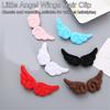 10Pairs Black Angel Wing Hair Barrettes Alloy Craft Clip Hair Decorations Cartoon Hair Accessories for Fashion Looks
