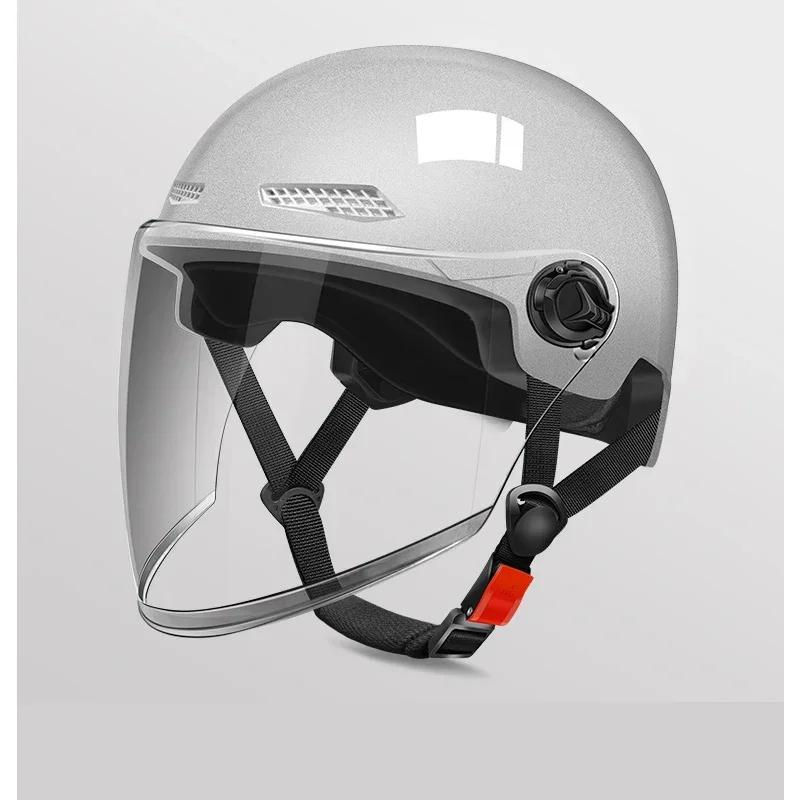 2025 Helmet For Men And Women Motorcycle Sun Protection Riding Half Helmet ABS Shell Security Helmet