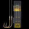 JiaDiaoni Pre-Tied Double Fishing Hooks with Short Leaders