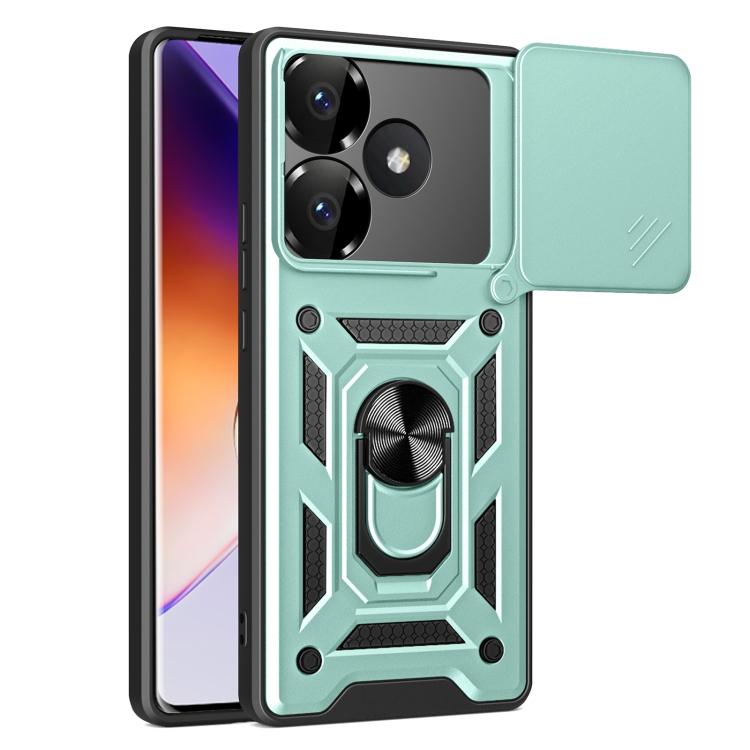 Military Armor Protection Case for POCO F6 F4 F3 5G X3 X4 X5 F5 NFC GT M3 M4 Pro M5S Slide Camera Shockproof Full Protection Cover