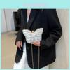 Stylish And Sweet Butterfly Box Purse Women's Chain Bag 2024 Summer New Trend Lovely And Trendy Crossbody Bag