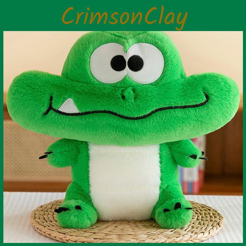 Crocodile Plush Toy For Kids Soft Stuffed Animal Doll With Pp Cotton Filling For Birthday Gift