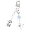 Charming Heart And Star Keychain Accessory Trendy Heart Star Bag Charm Keychain Personalized Keyrings Pendant for Women