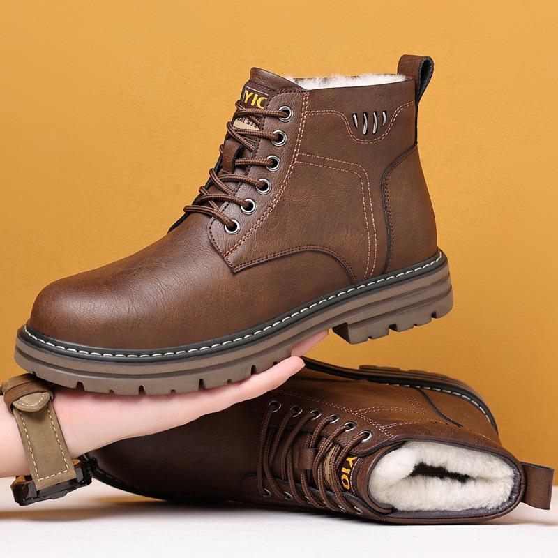 Stivale Chukka In Pelle Impermeabile Da Uomo Italia
