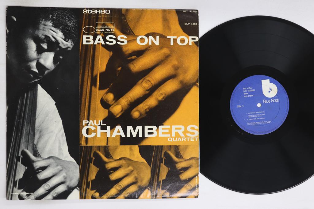 LP Record PAUL CHAMBERS - Bass On Top BST81569 BLUE NOTE 1977 US Jazz Used