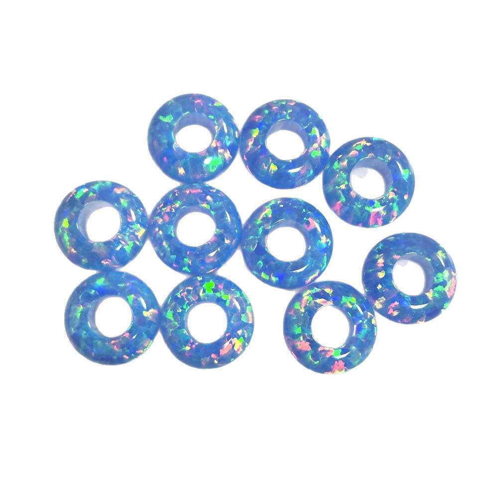 Opal OP532 Gelee-Farbe Großloch Synthetische Opal Opalit Perlen für DIY Anhänger Armband