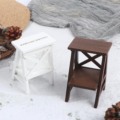 Miniature Modèle de Support Floral en Bois 1:Étagère d'exposition pour meubles de maison de poupée 12