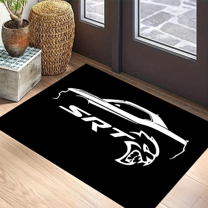 

S-SRT Hellcat Demon D-Dodge Challenger Автоперегони Кухонний килимок Нековзкий Сучасна Вітальня Балкон З принтом Сучасний Декор для дому 40cm x 60cm