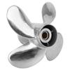 11.6x12 RH RH Outboard Propeller 4 Blades Stainless Steel Fit for Yamaha 25?60HP Engine