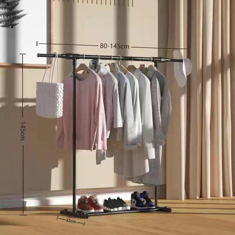 Bold Vertical Clothes Rack: Floor-Standing Drying Rod for Home or Balcony