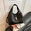 PU-Tragetasche Damen Mode Mini-Umhängetasche Lässig Tägliche Nutzung Crossbody-Handtasche mit Metallschnalle