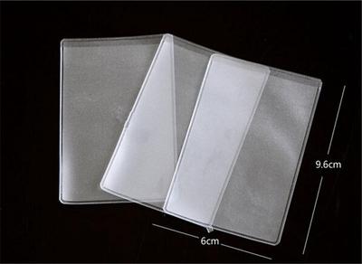 10Pcs Soft Plastic Clear Credit Card Sleeves Protectors Dustproof Waterproof