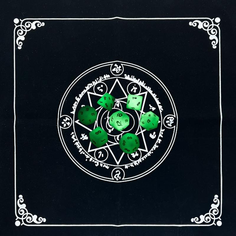 Square Flannel Tarot Altar Cloth Card Board Game Astrology for Oracle Card Pad Table Cover Card Mat Divination Tableclot