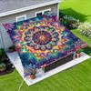 1 Stück Böhmisches Mandala Camping Sonnenschutz Überdachung Leichte Polyester Strandzelt Garten Picknick Schatten
