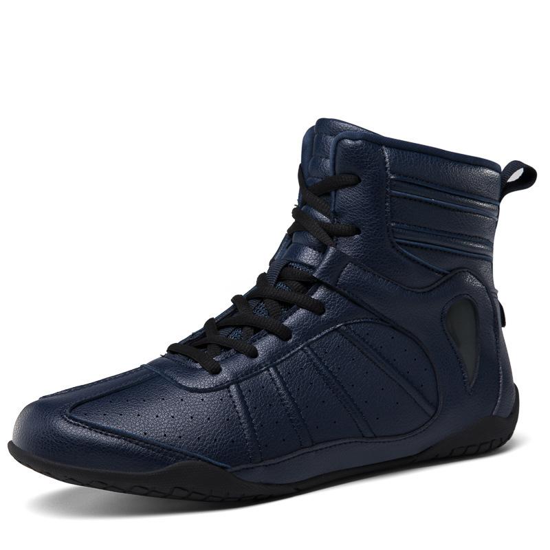Spring and Summer New Men's and Women's Indoor Sports Shoes High-top Boxing Shoes Ring Training Shoes Fighting Shoes Wrestling Shoes
