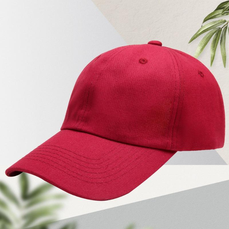 Cotton soft top baseball cap autumn and winter men's and women's caps custom embroidery printing