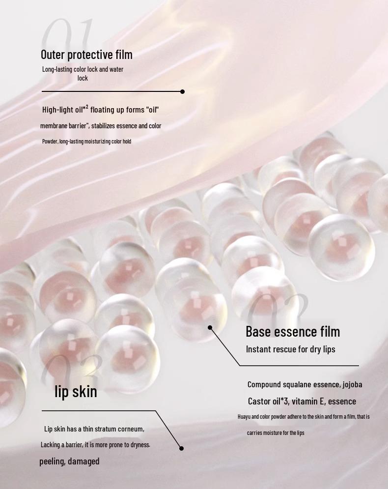 Joocyee Jelly Moisturizing Lipstick: Shiny, Whitening, Watery, Long-Lasting, Non-Drying Lip Balm & Gloss for Women