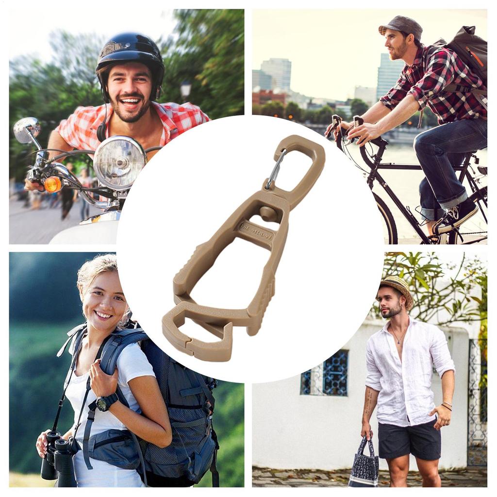 1pc Outdoor Gloves Clip Hanger Multi-purpose Anti-drop Hook Work Gloves Holder Water Bottle Keys Safety Clamp Camping Tools