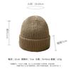 Knitted hat men's autumn and winter big head circumference light board wool hat, ear protection, warm cold hat, retro ruffian melon fur hat women