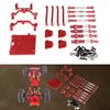 1/12 RC Car Parts Kit Servo Mount Spare Part Aluminum Alloy Shock Absorber Tie Rod for MN99S DIY