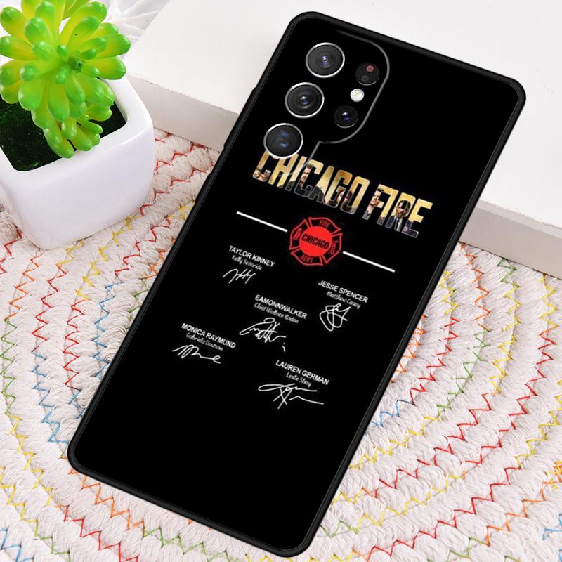 

Chicago Fire TV Show soft Phone Case for Samsung Galaxy note 10 pro S26 Ultra S23 S24 FE S25 S21 S22 PLUS shockproof Cove Galaxy S26 Plus