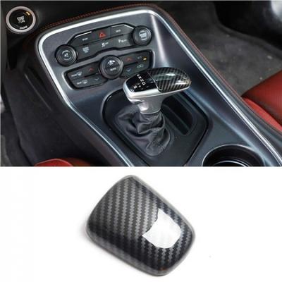 Autocolant Cap de Schimbător de Viteze din Fibră de Carbon Trim Cap pentru Challenger Charger 15+