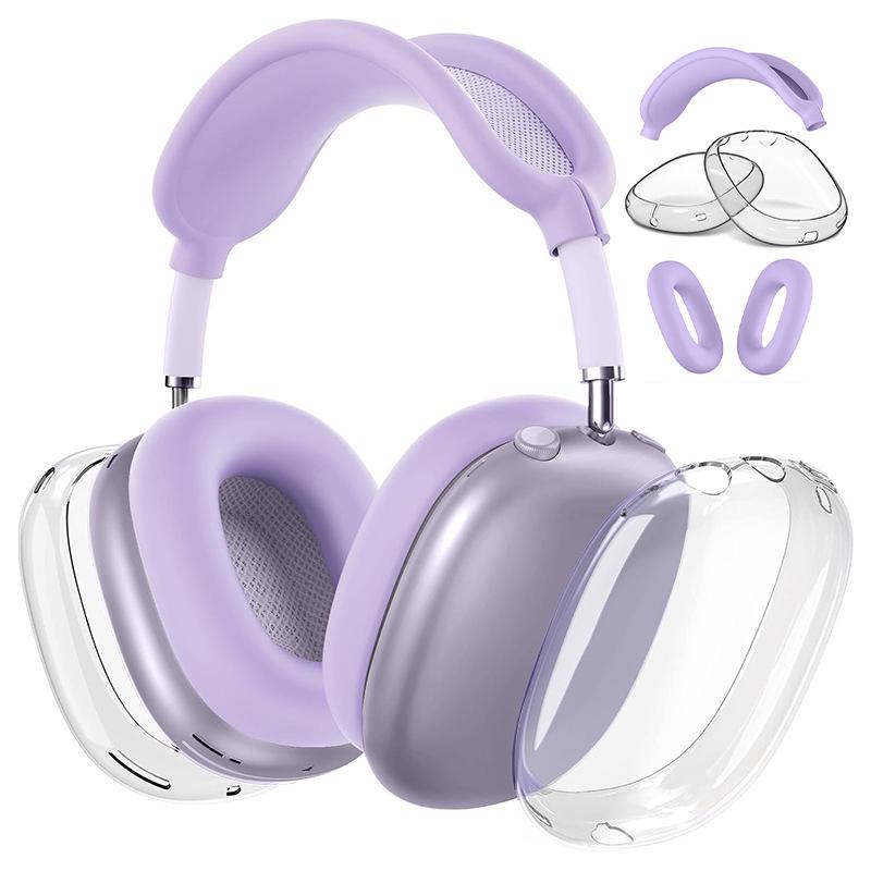 AirPods Max TPU Over-Ear Headphone Protective Case (Three-Piece Set)