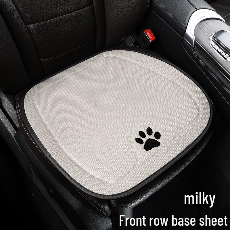 Pachacoo All-Season Cute Cartoon Cotton Linen Car Seat Cushion for Roewe RX5 D7 E6 D6 Ei5.