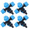 20Pcs Cross Spray Nozzle Irrigation Cross Atomization Micro Nozzle for Lawn Garden Terrace